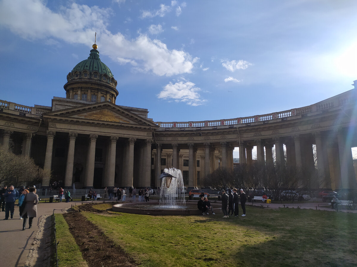 Казанский собор в санкт петербурге фото сверху