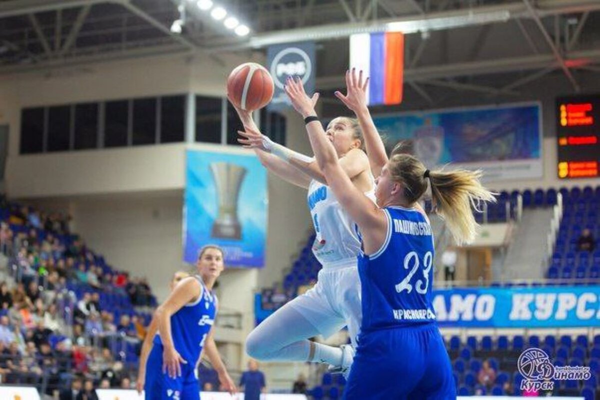     Курское «Динамо» одерживает непростую победу над «Енисеем» 63:56