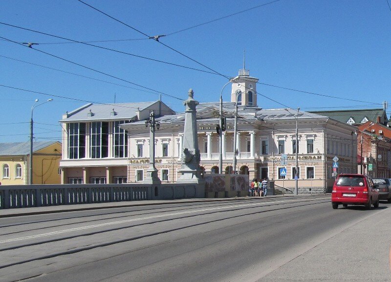 Томск, мост через реку Ушайка (архивное фото автора)