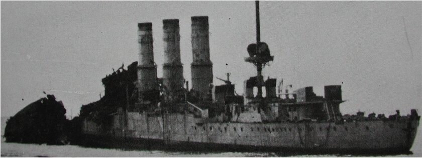 легкий крейсер “Магдебург”... Точнее, что от него осталось