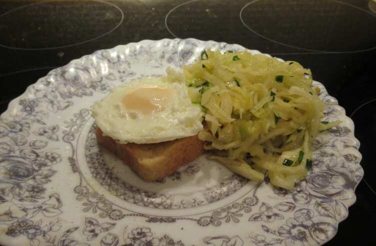    Оригинальное, необычное, но довольно вкусное и, как для завтрака, — сытное блюдо. Фото: Константин Кучер, личный архив