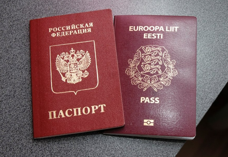 Эстонский паспорт и российский заграничный паспорт