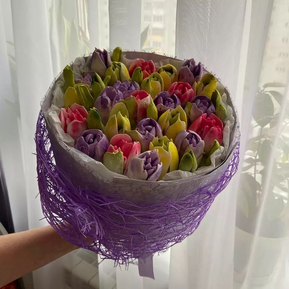 Зефирный букет - 2500 р