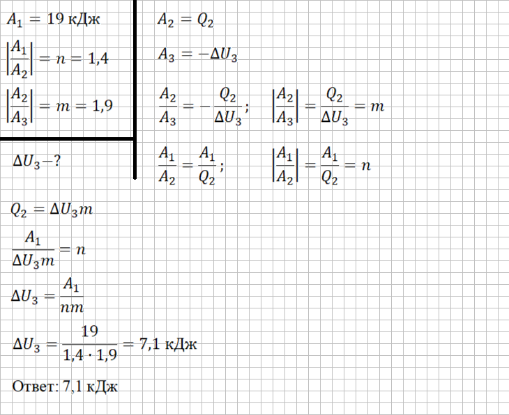 Решение и ответ