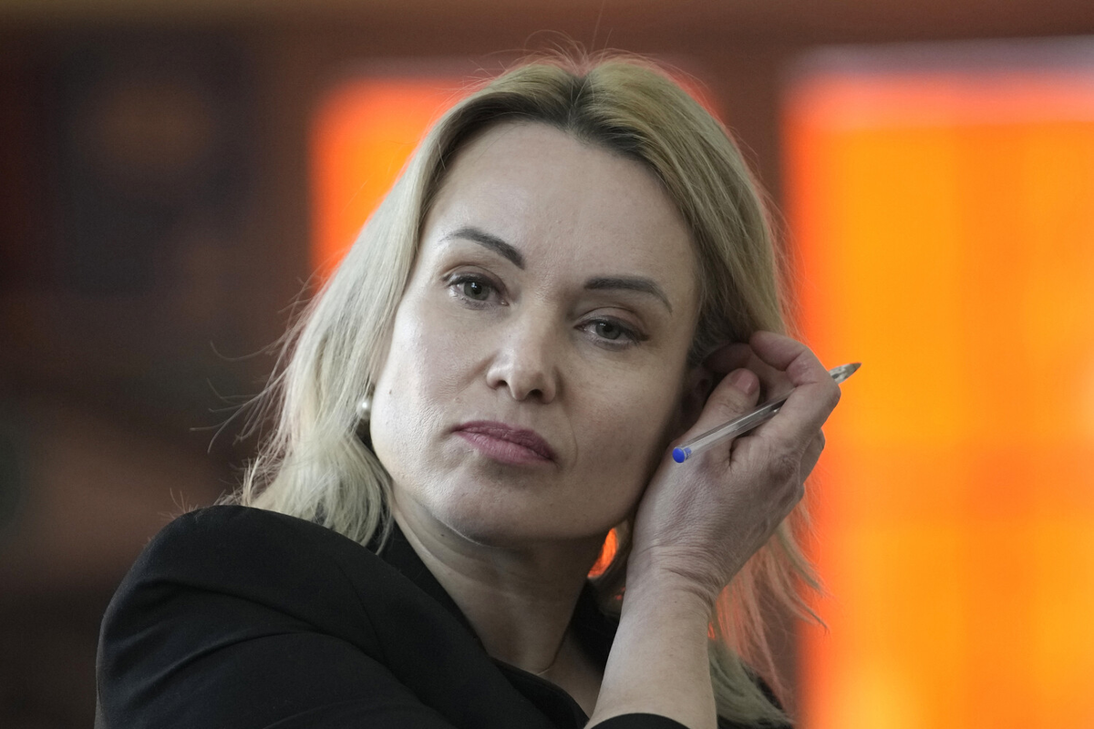 Марина Овсянникова / Фото: Christophe Ena/AP