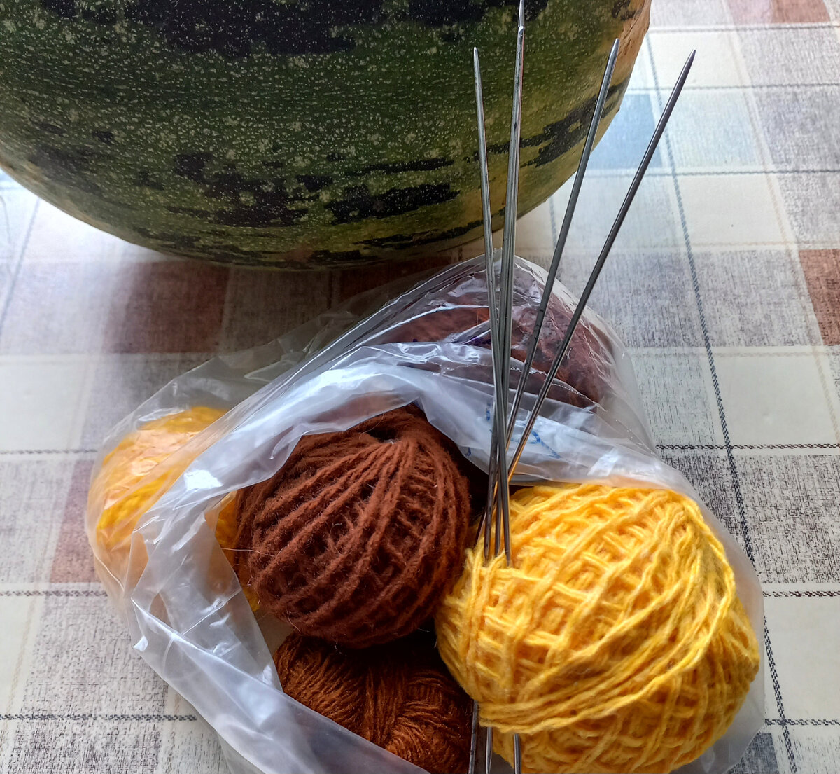 Пряжа заказчика