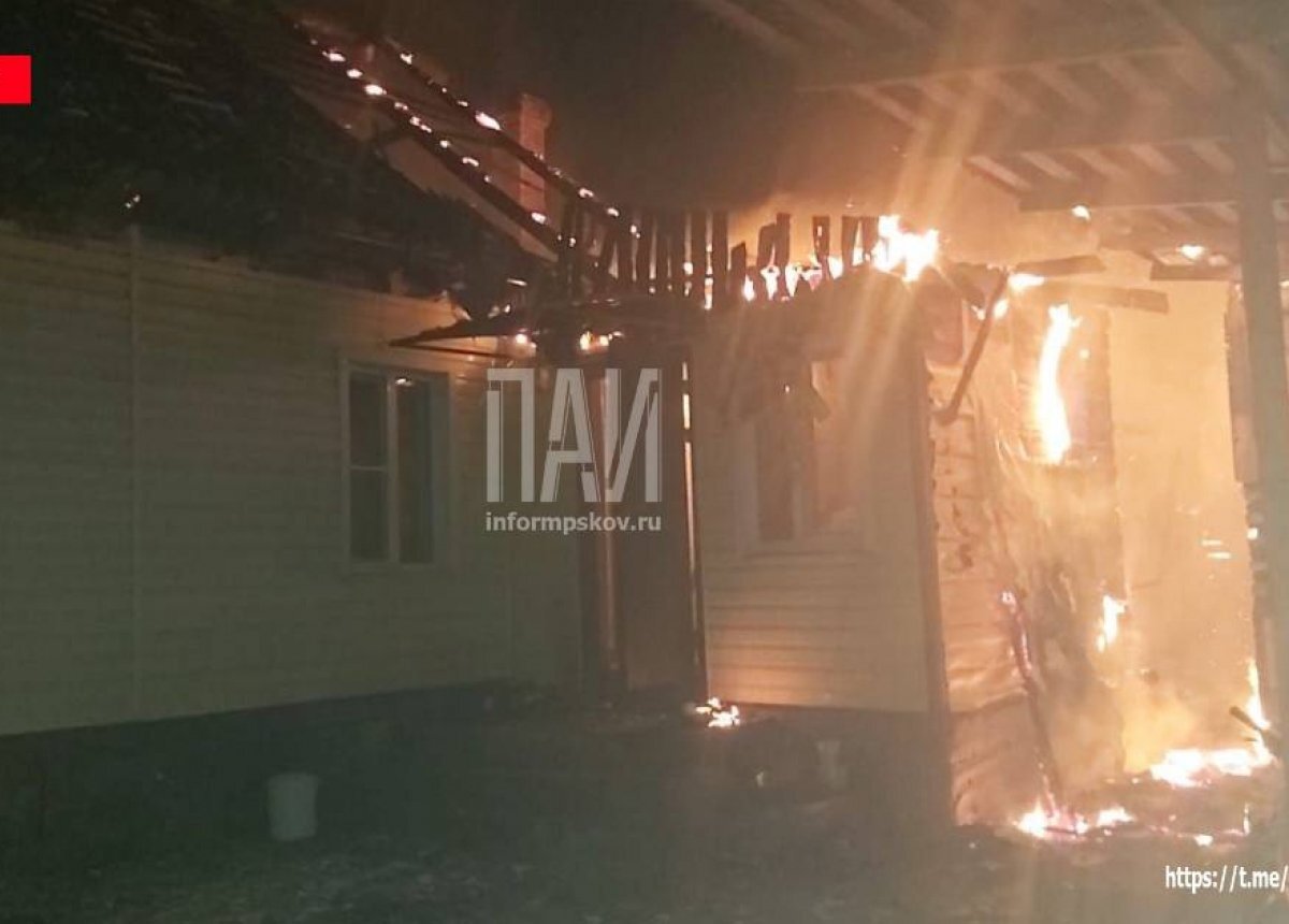    Пожилая мать с сыном-инвалидом погибли на пожаре в Опочке