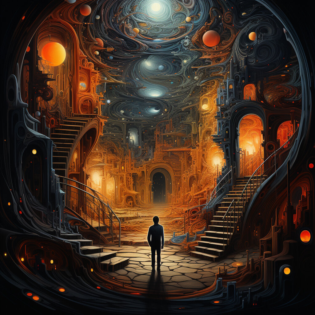 Нравится. Хочу себе такую внутреннюю галерею.