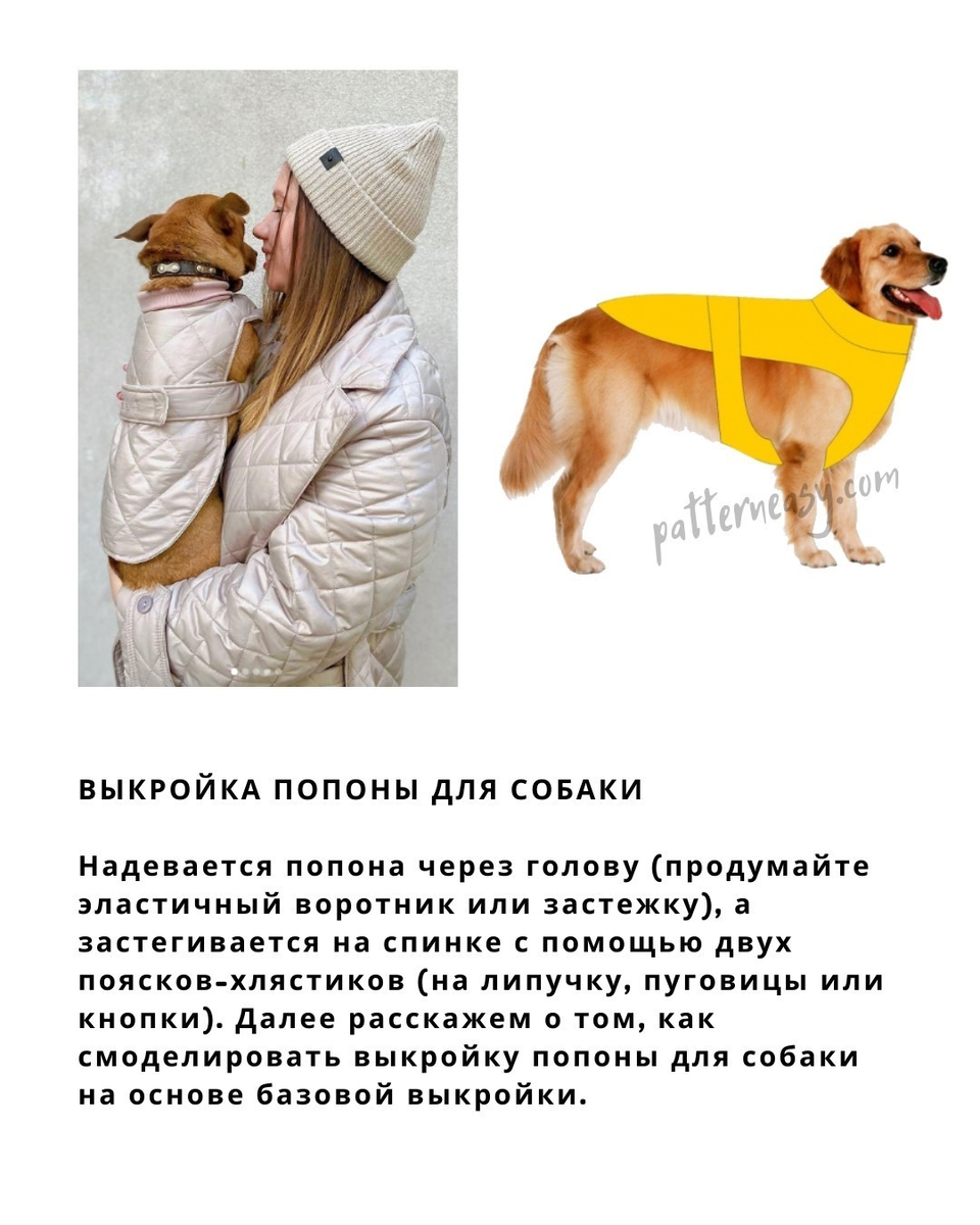 ПОПОНА для СОБАКИ своими руками/ВЫКРОЙКА попоны для собаки/DIY Dog Clothes