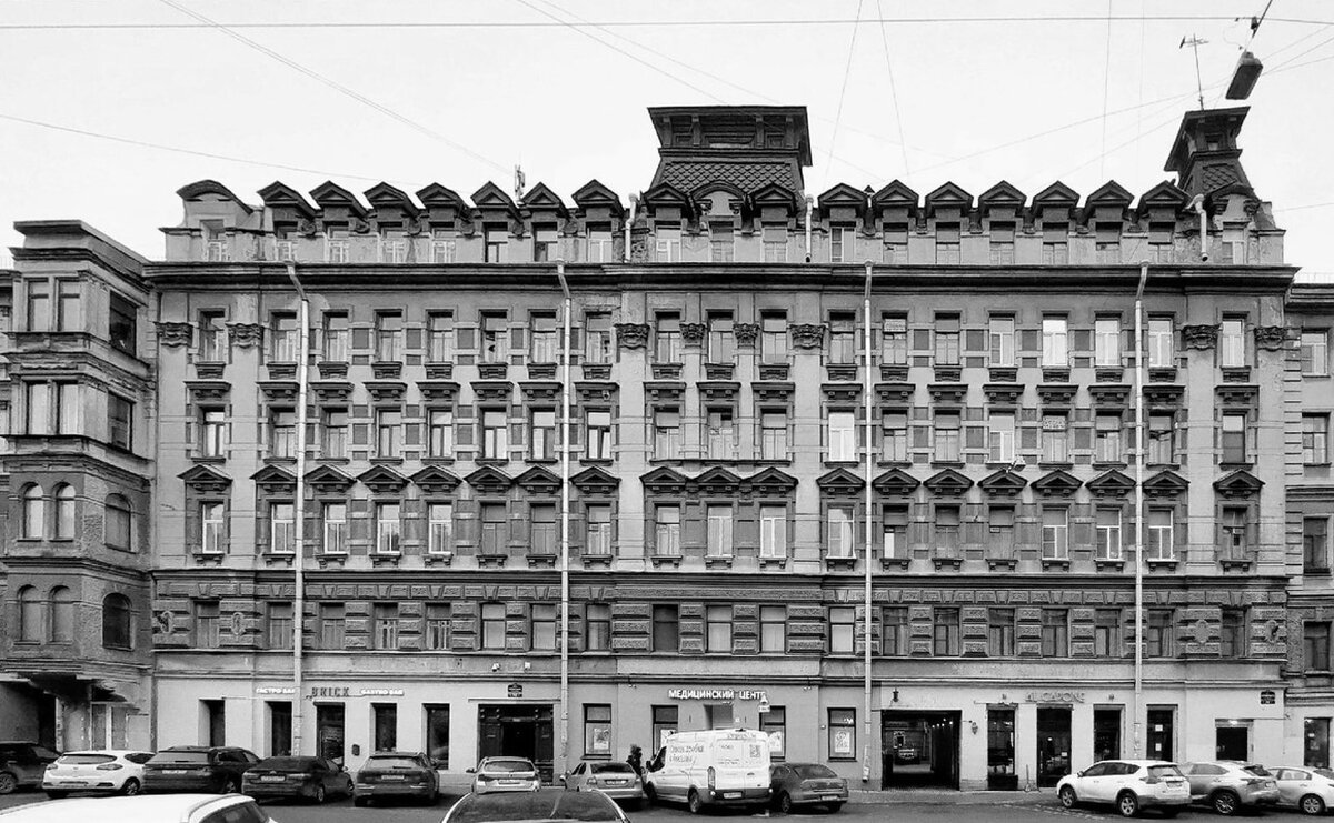 Доходный дом Василия Петровича Брискорна. Улица Жуковского, 7-9, 2022 год