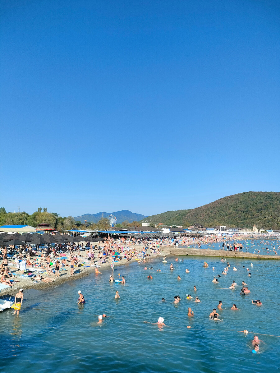 Один из пляжей Краснодарского края