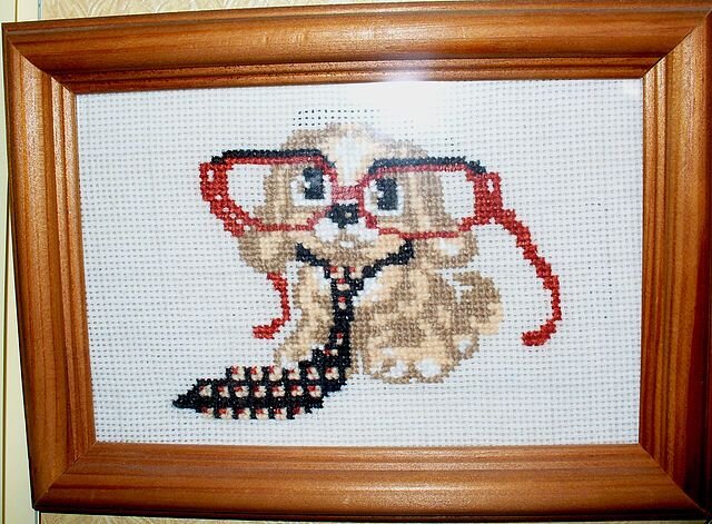 Вышывка 10х15 "Босс"