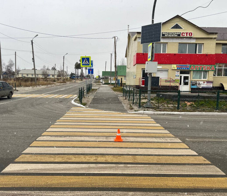    В Ноябрьске водитель наехал на пешехода и скрылся