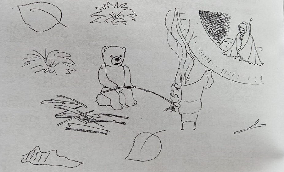 У костра