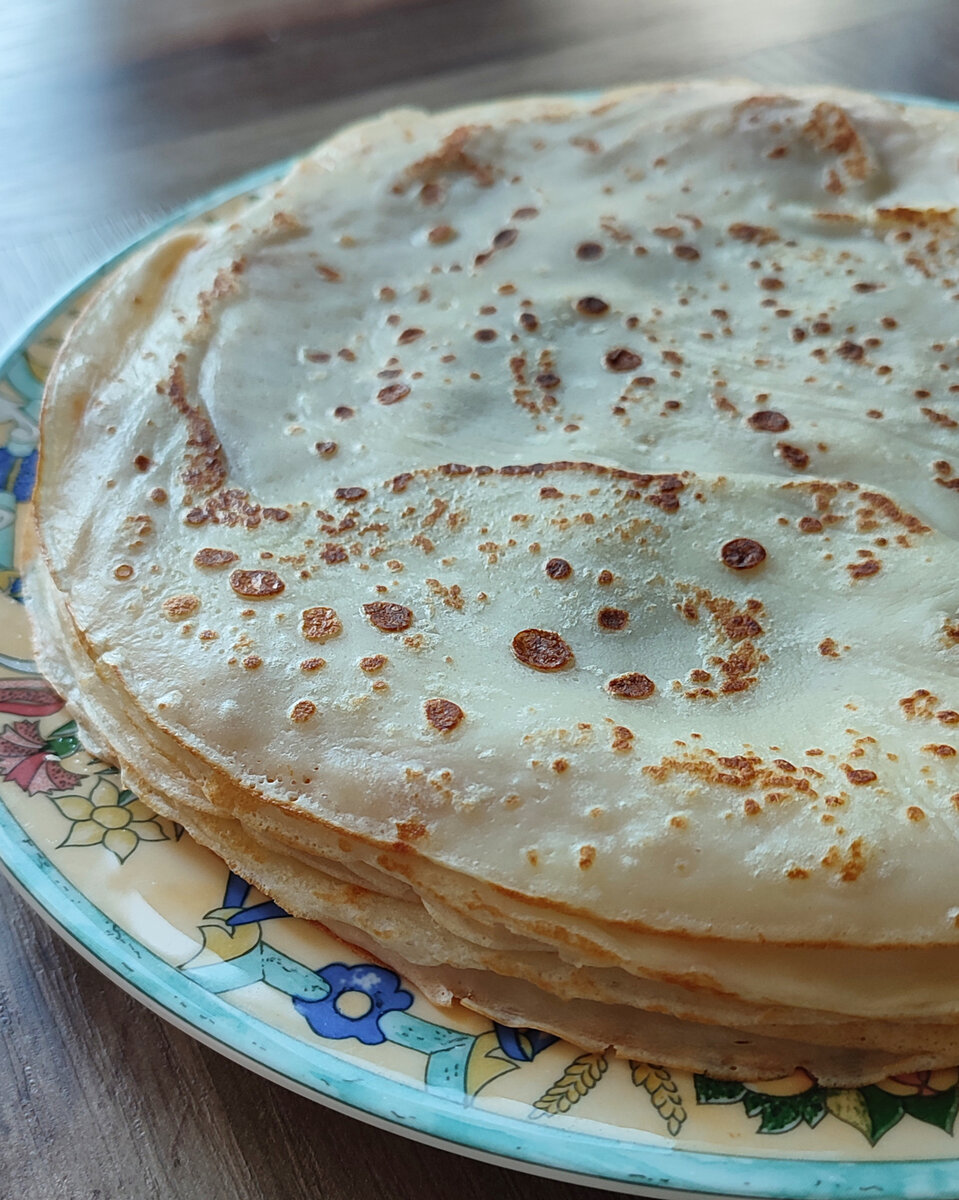 Тонкие блины по этому рецепту