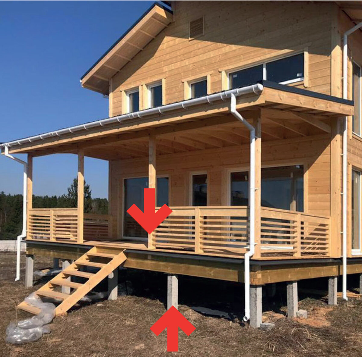 Ошибка при проектировании: неправильное взаимное расположение свай и опорных колонн