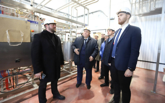  📷    Строительные работы на молочном комбинате «Красногорский» выполнены на 99% Кристина Просвиркина