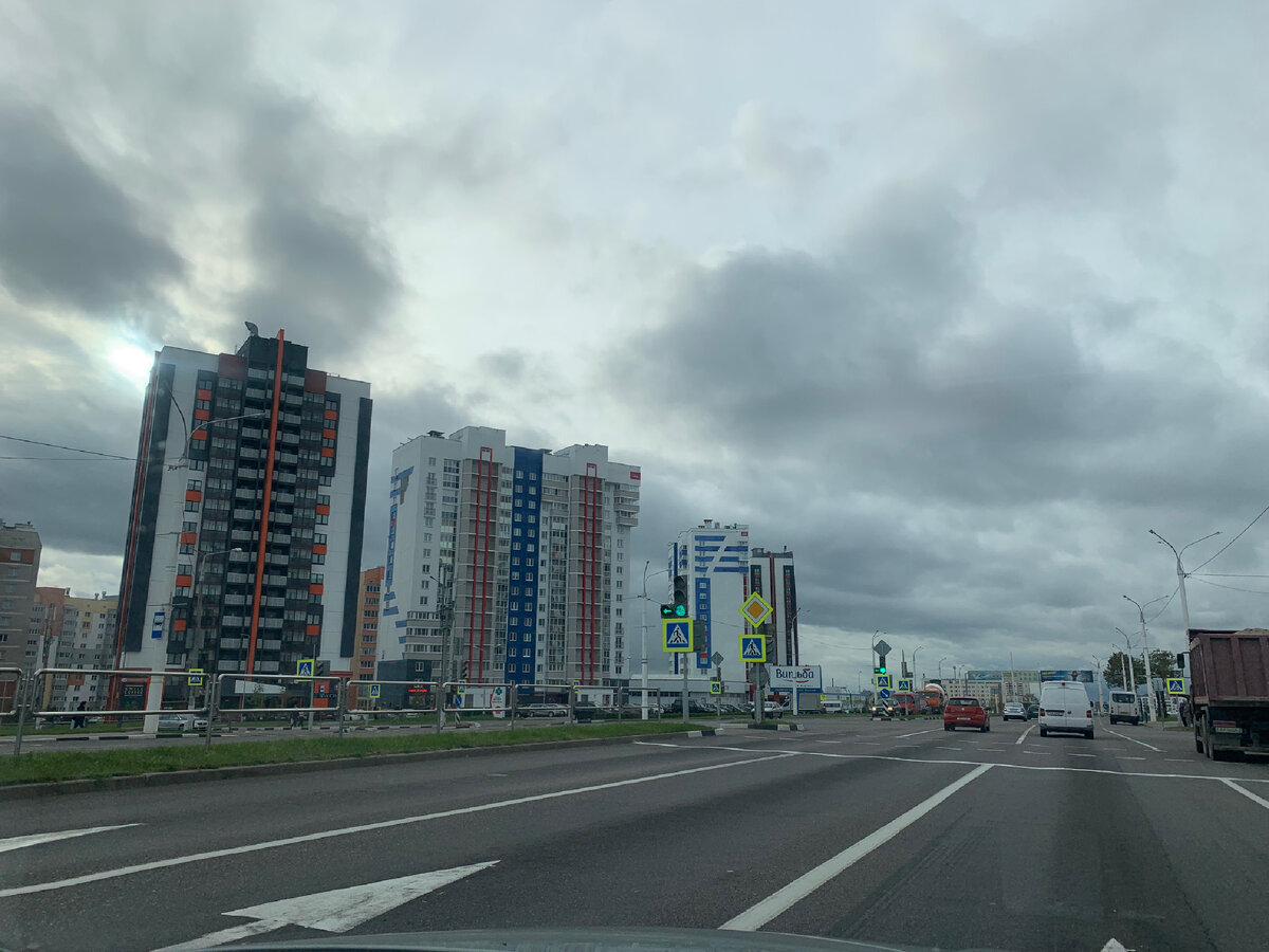 Въезжаем в город