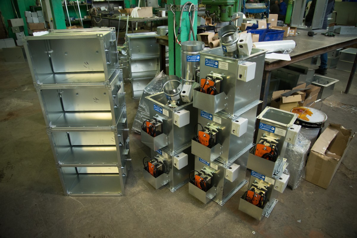 Противопожарные клапаны для вентиляции