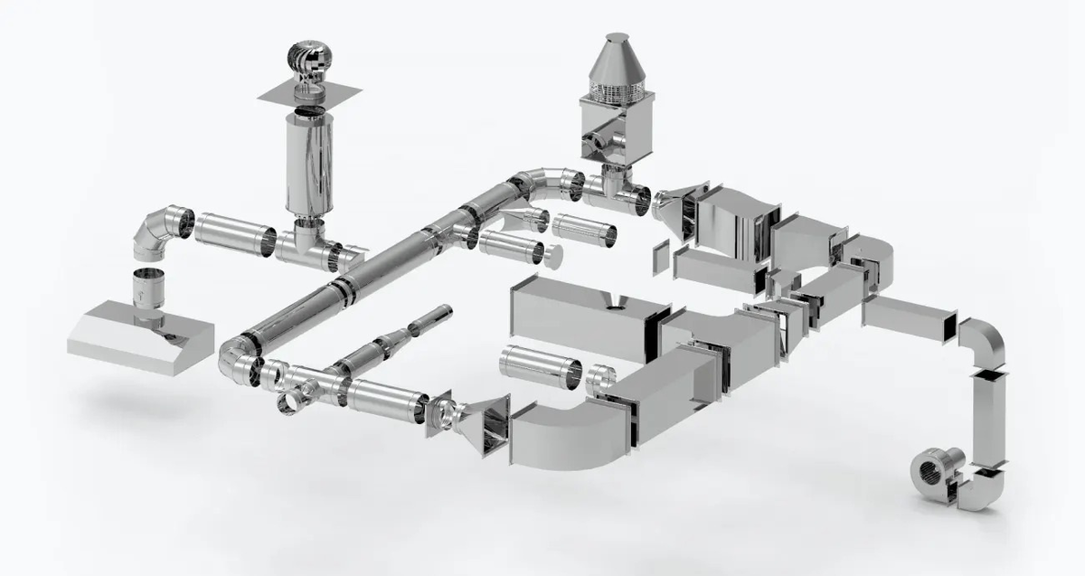 Шумоглушители для систем вентиляции – где и как применяются, что включают и какие типы бывают