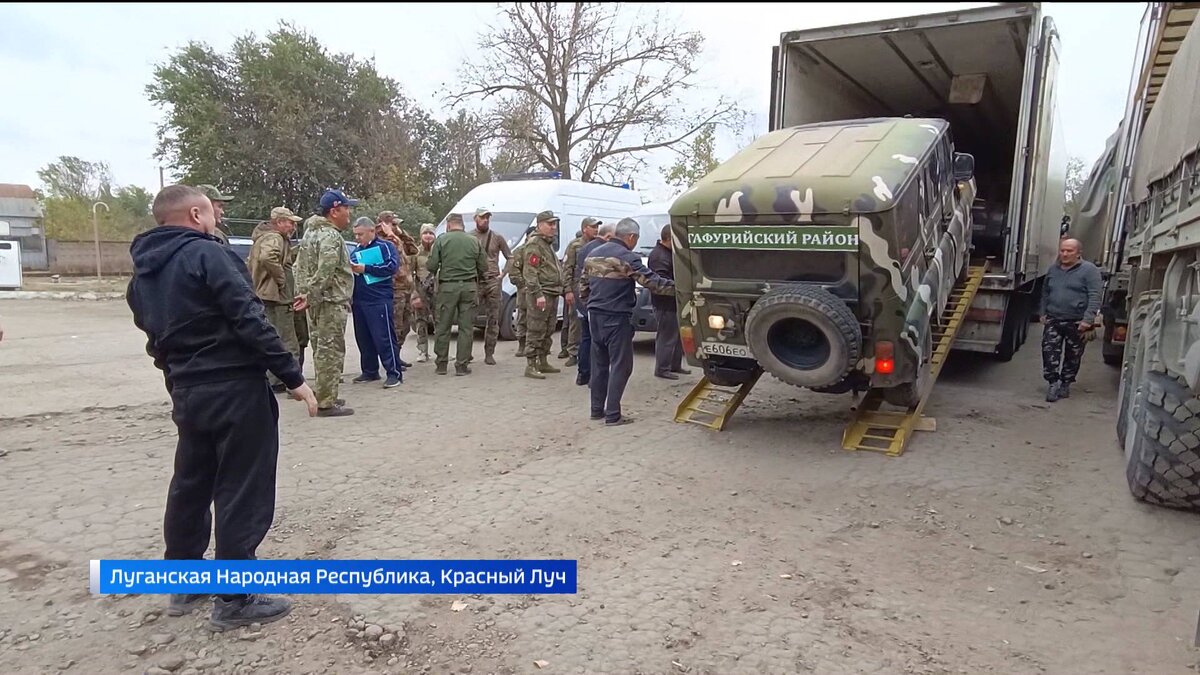    Из Уфы в Красный Луч прибыла очередная колонна гуманитарного конвоя