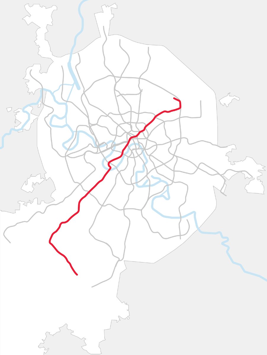 Схема сокольнической линии московского метрополитена