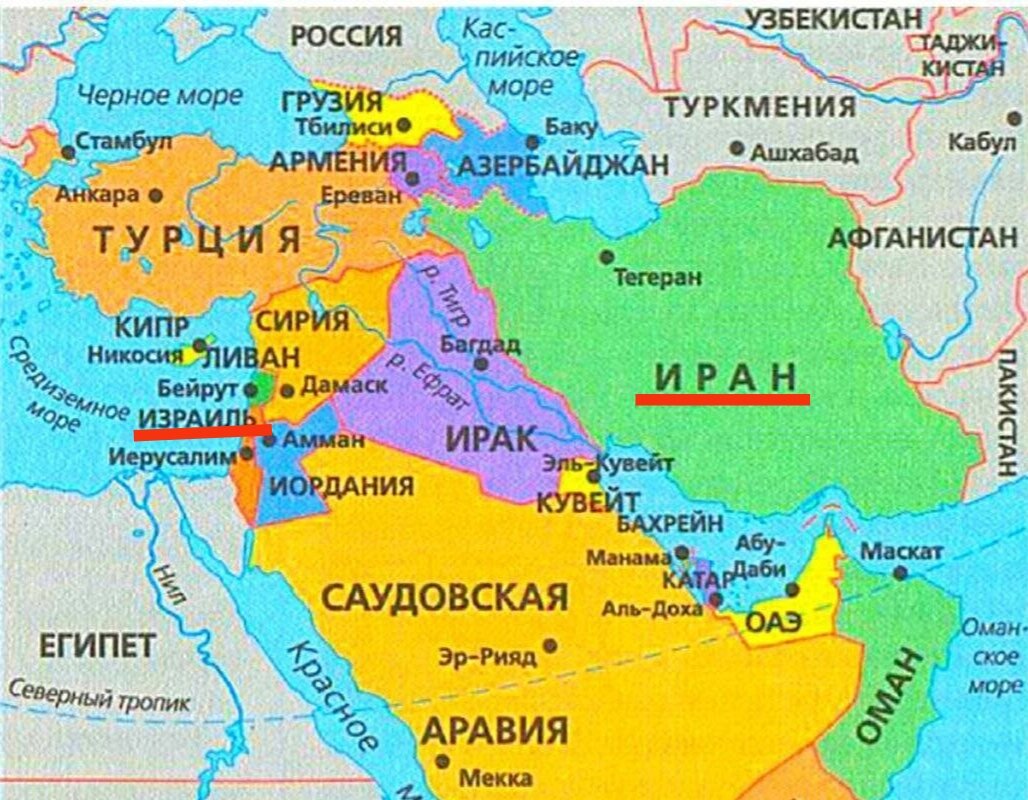 Расположение ирана на карте мира. Иран карта на русском языке