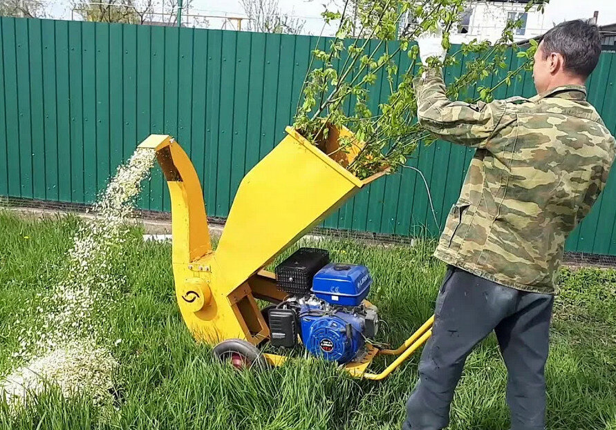 Дробилка для веток на дачу своими руками