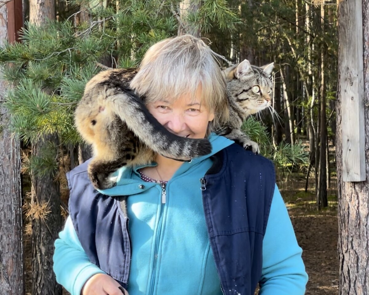  Мы с Рысиком в нашем лесу