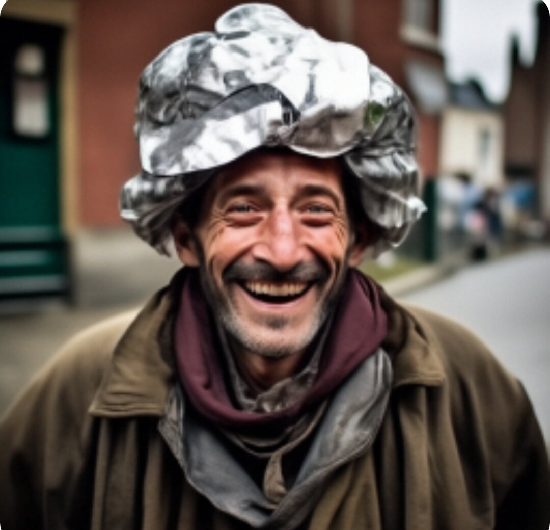 Я думала, что шапочки из фольги это удел параноиков и шизофреников, а нет, это портативная камера Райха. 😂😂😂