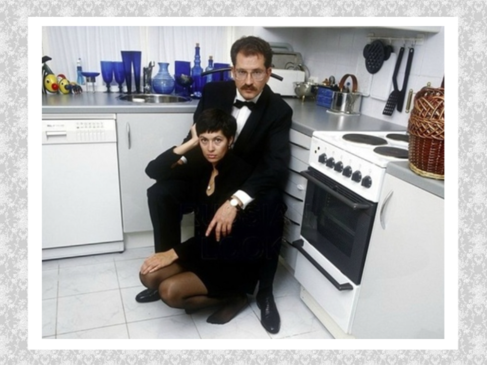На кухне в квартире Влада Листьева, фото 1994 года