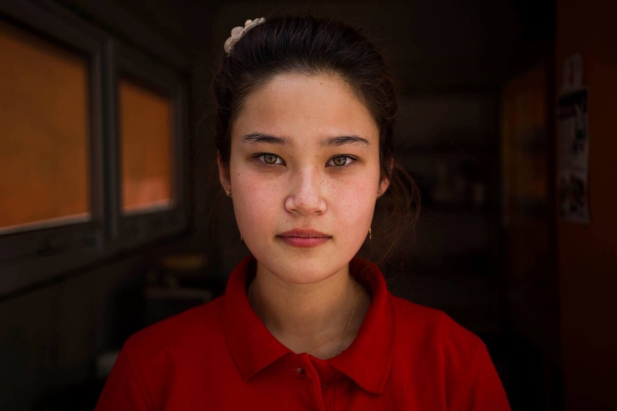 Молодая киргизка