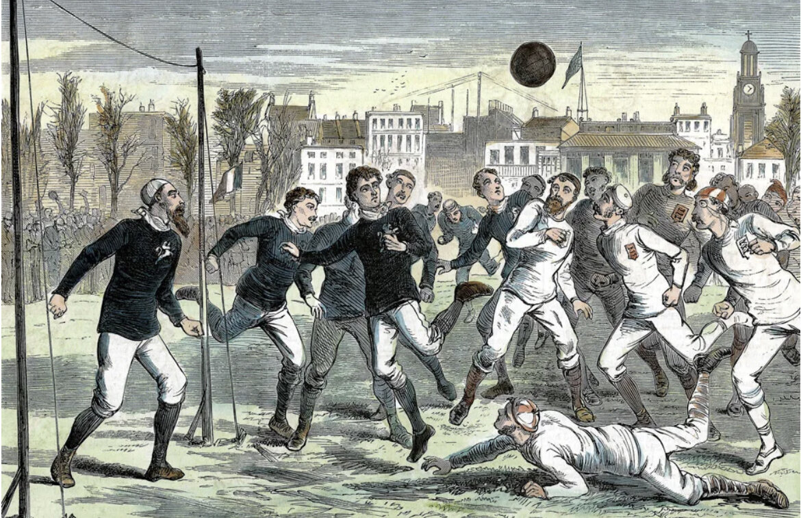 Как по английски будет играть в футбол. Футбол в Англии 19 век. Англия Шотландия 1872. Фаустбол. Футбол в Англии в древности.