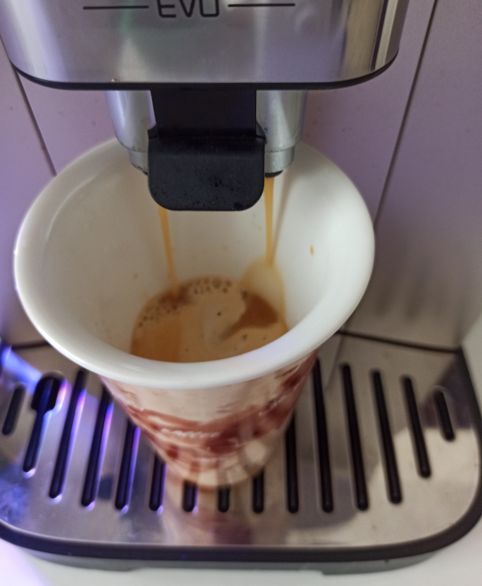 Процесс приготовления кофе