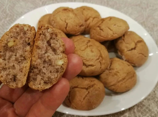 Печенье из муки зеленой гречки без глютена и лактозы