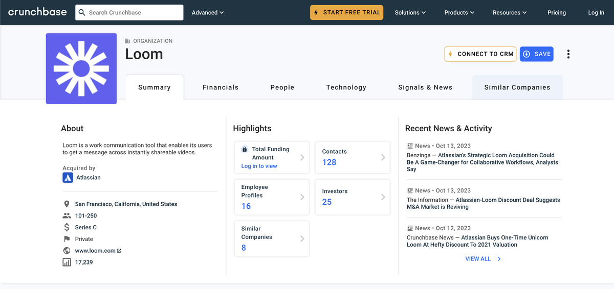 crunchbase.com (через VPN)