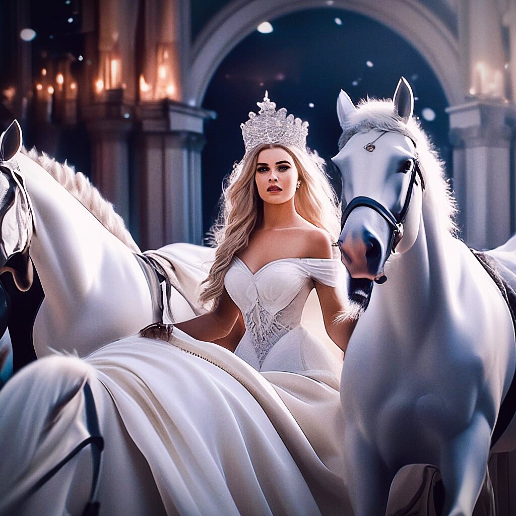 Снежная Королевишна и кони
