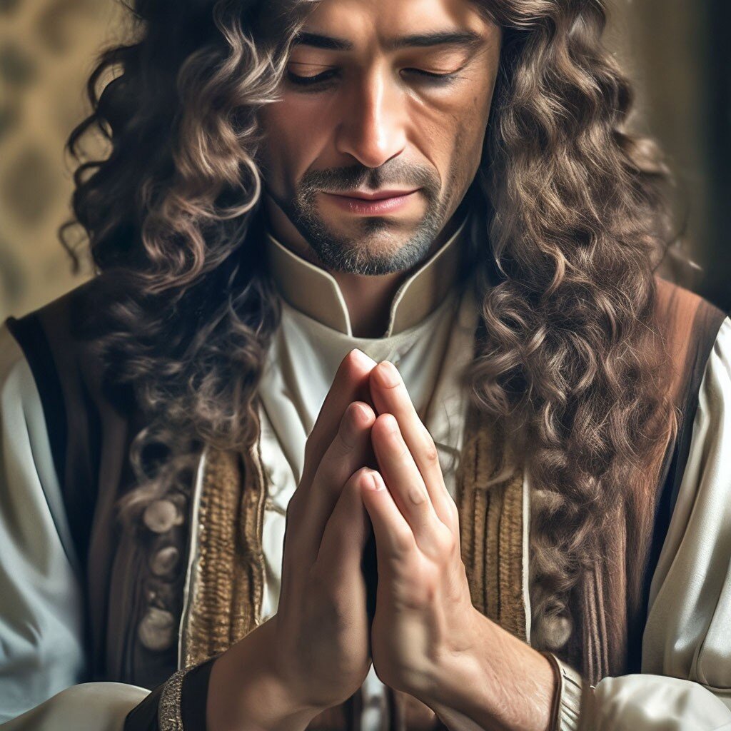 Эдмондо решил уйти в молитву (нейросеть)