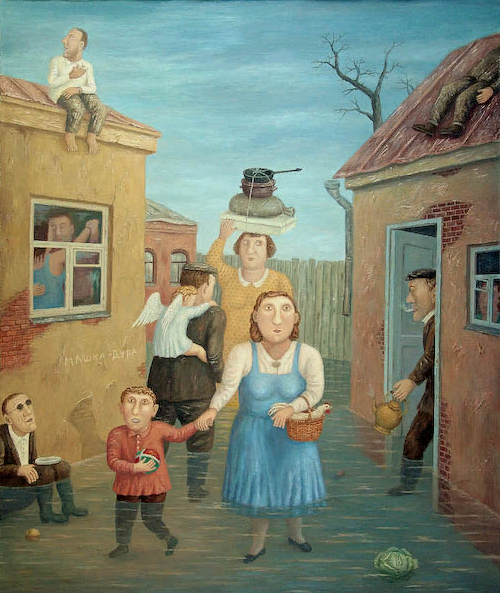 Любаров Владимир Семёнович (род. 1944). Переулок. 2005.