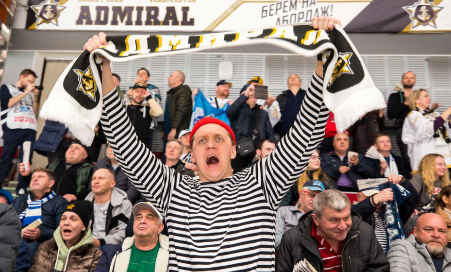    "Адмирал" идет на абордаж КХЛ. Фото: ХК "Адмирал"