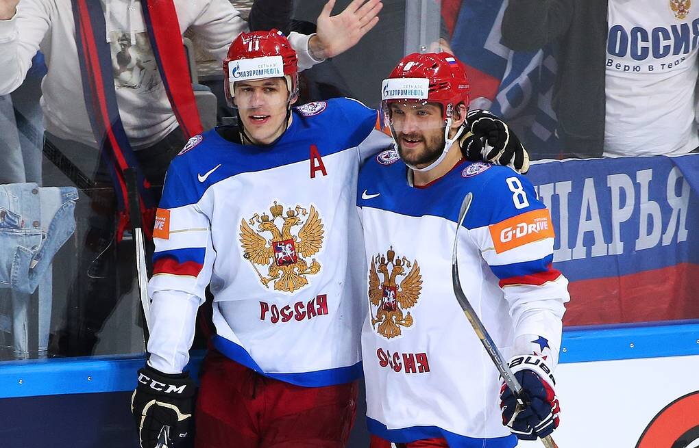 Евгений Малкин и Овечкин