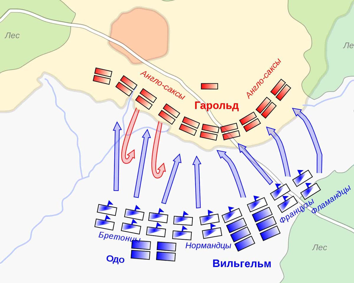 Завоевание англии вильгельмом карта