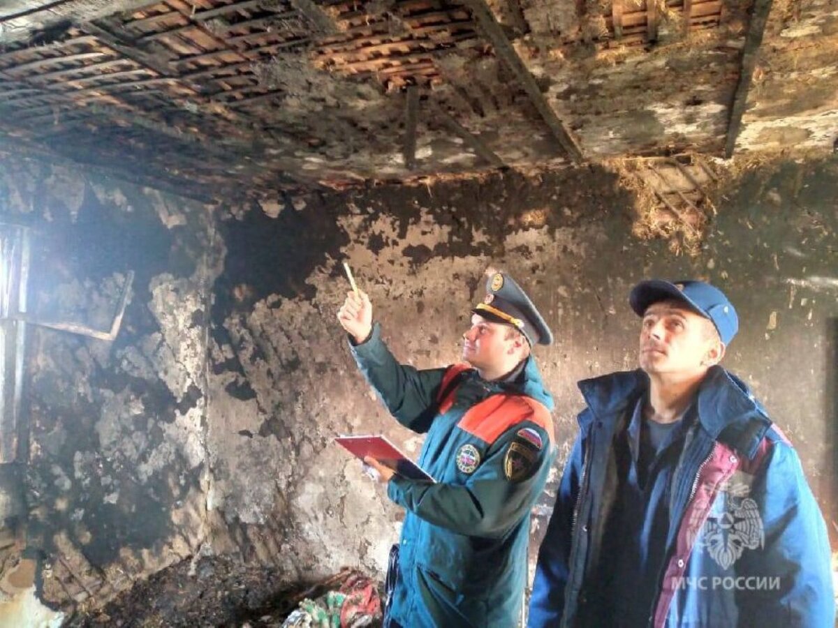    В Курской области пожарный извещатель спас мужчину от гибели в огне