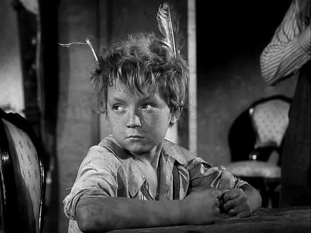 Джонни Дорсет или киноновеллы "Вождь краснокожих". Роль сыграл Сережа Тихонов. Автор сценария и режиссер Леонид Гайдай. 1962 г