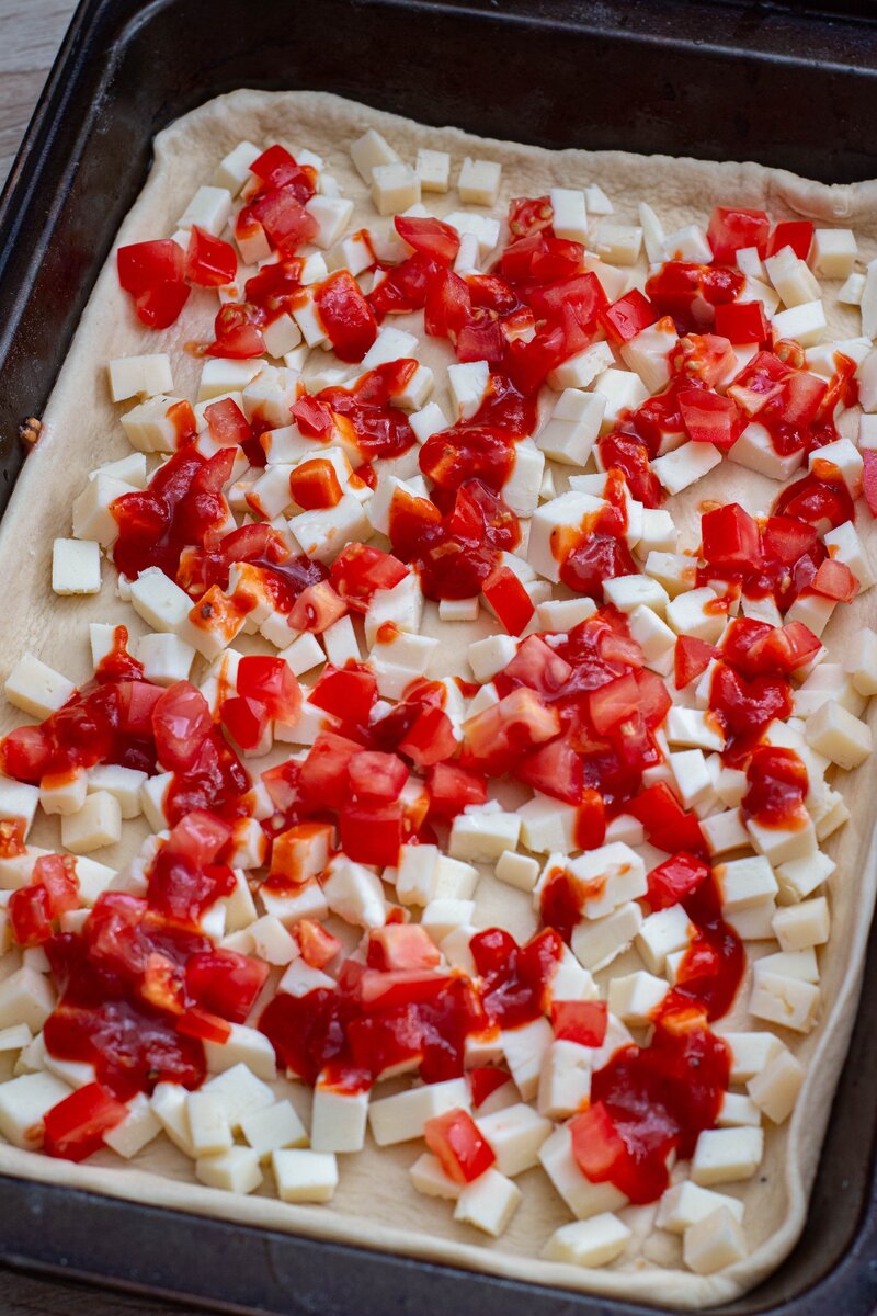 Прдвкушаю! Фото процесса приготовления пиццы.