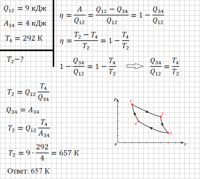 Решение и ответ