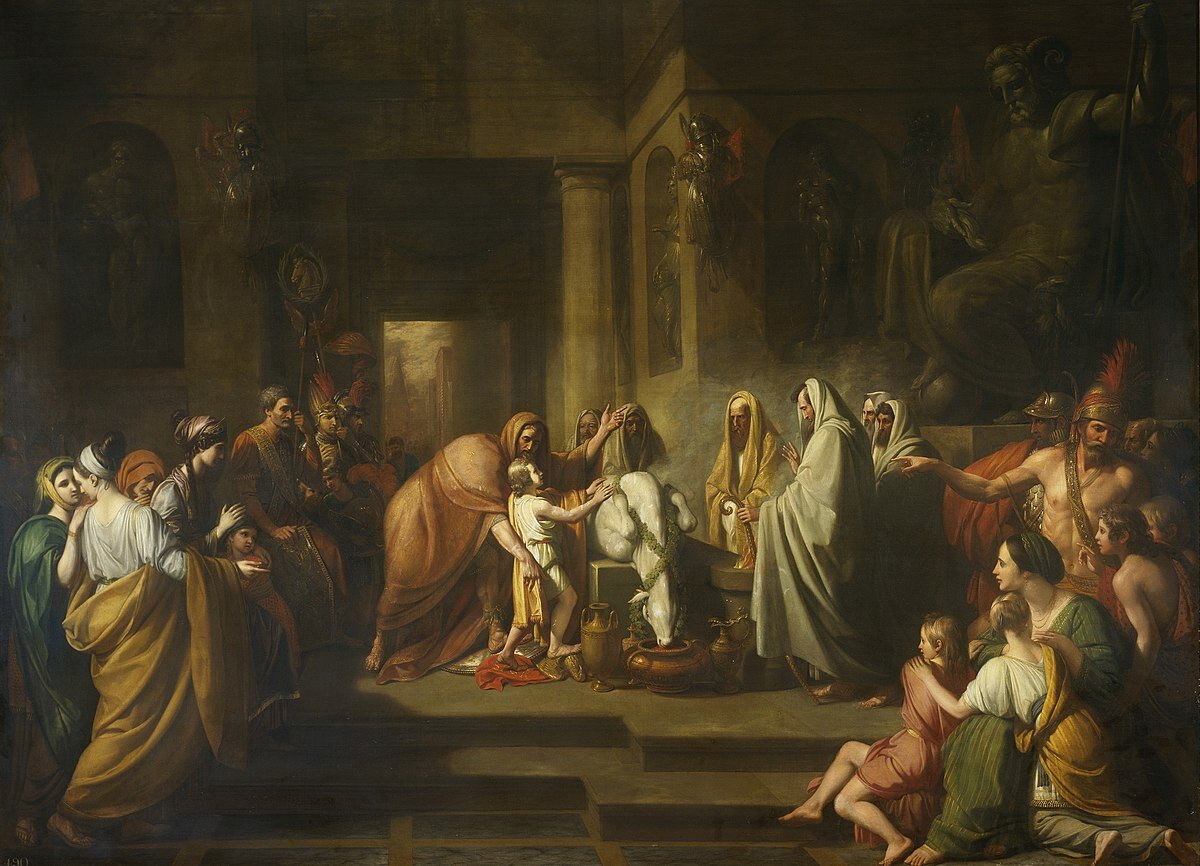  "Клятва Ганнибала". Худ. Бенджамин Уэст (1738-1820). Картина расположена в Королевской коллекции (Великобритания)