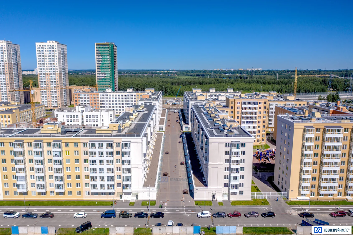 Новостройки в Приморском районе Санкт-Петербурга