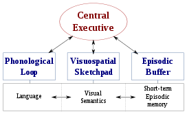 Один из подходов в когнитивной психологии к моделированию работы памяти