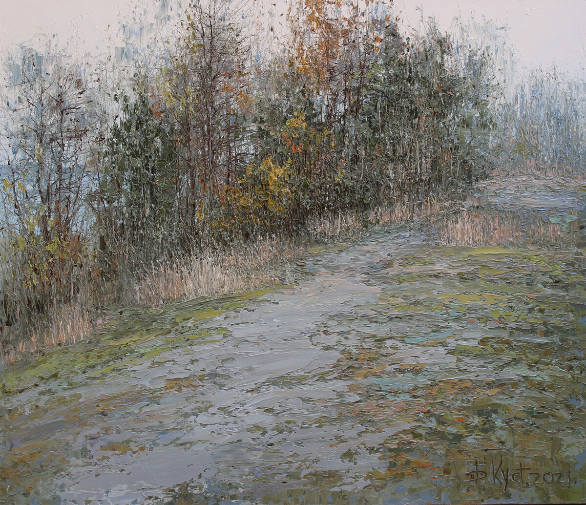 Дмитрий Кустанович. Из серии «Карельские этюды», 60х70 см, 2021